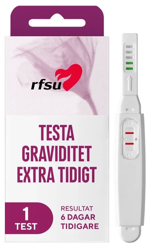 RFSU graviditetstest stav 1 st. testa tidigt