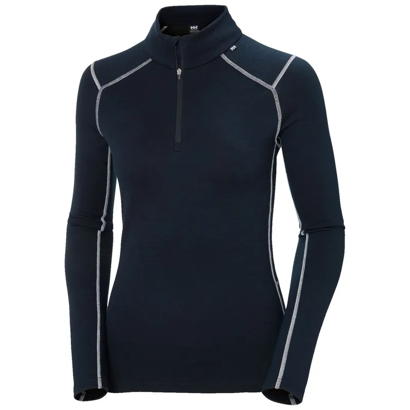 Helly Hansen Lifa Merino Midweight 1/2 Zip, Dam, Navy
