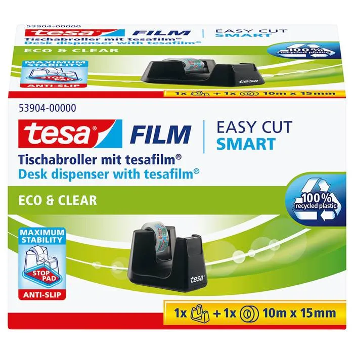 tesa Easy Cut SMART 53904 bordstejphållare svart