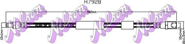 Bromsslang KAWE H7928