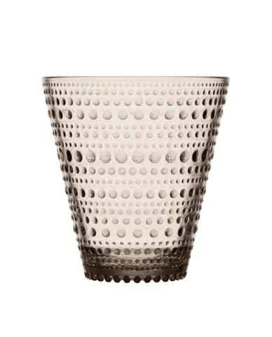 Iittala Kastehelmi glas 30 cl 2-pack Linne