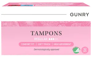 Gunry tampons regular 32 st