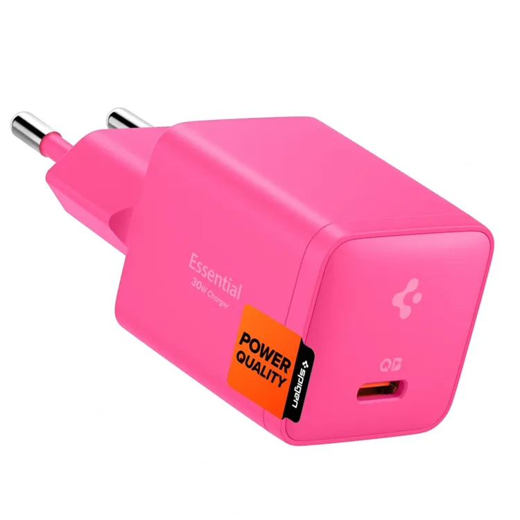 Spigen Väggladdare 30W Essential 1-Port EE301EU-GAN - Rosa