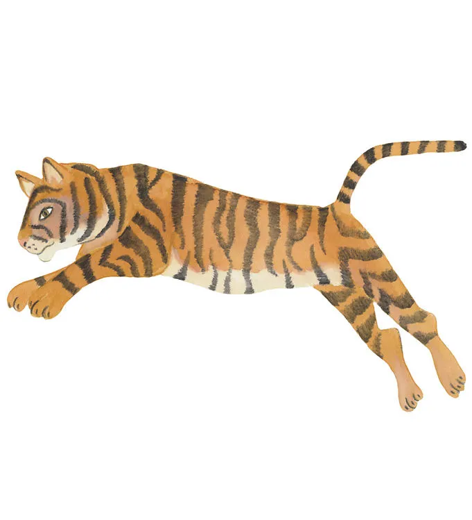 That’s Mine Väggdekoration - Tiger - Multi