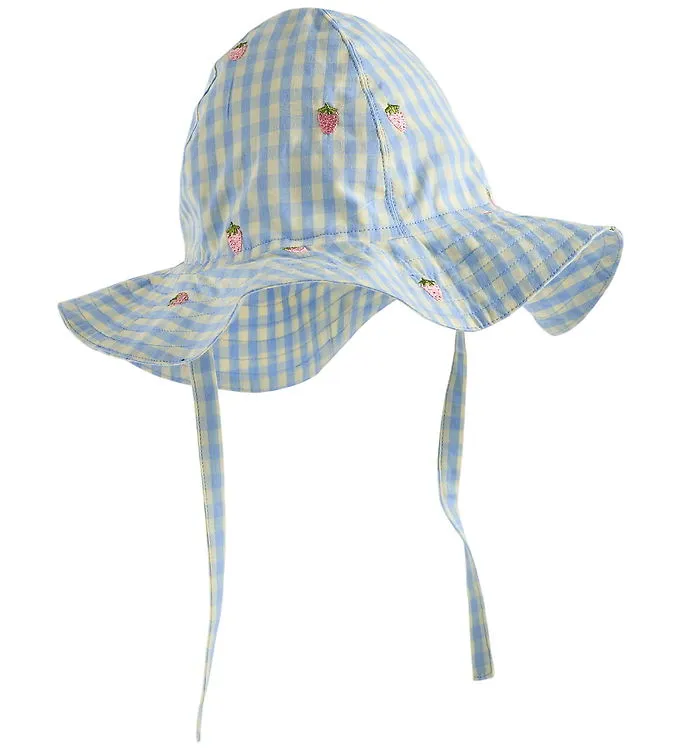 Flöss Solhatt - Mille - Sky Berry Gingham