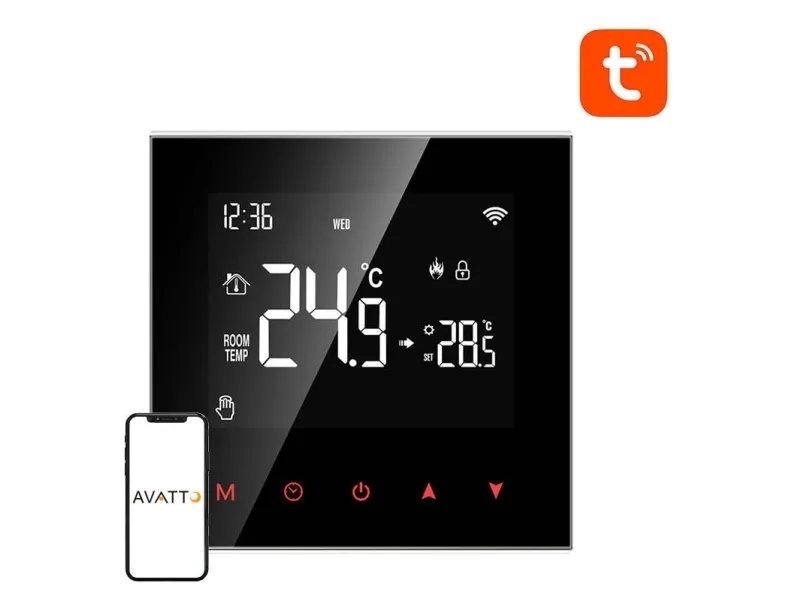 Avatto ZWT100 smart thermostat 3A ZigBee water heater TUYA