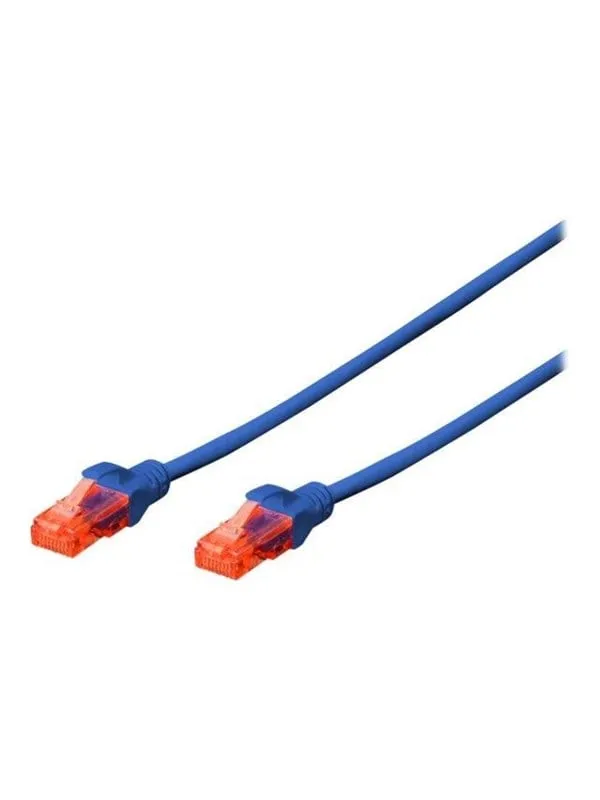DIGITUS CAT 6 U-UTP Patch Cord - 10m - Blå - 10m