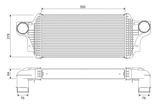Intercooler VALEO 818377