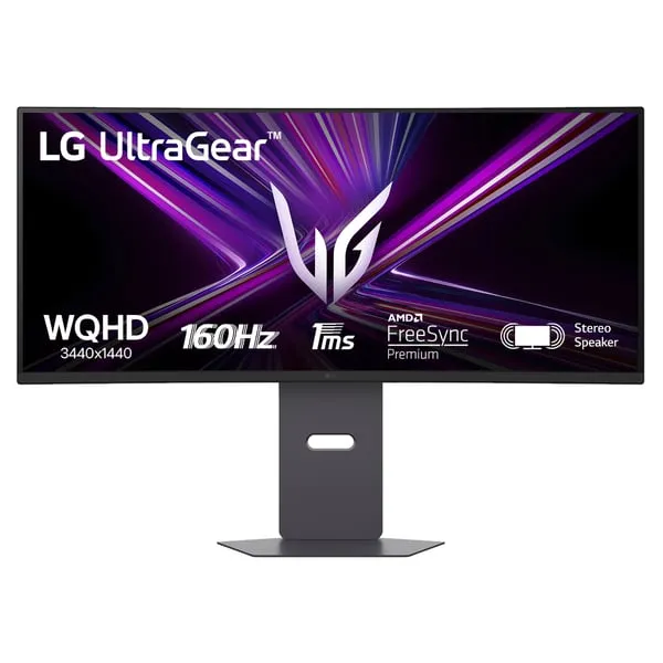 LG 34″ UltraGear™ 160Hz WQHD Curved Gaming Monitor | AMD FreeSync™ Premium - 34G600A-B