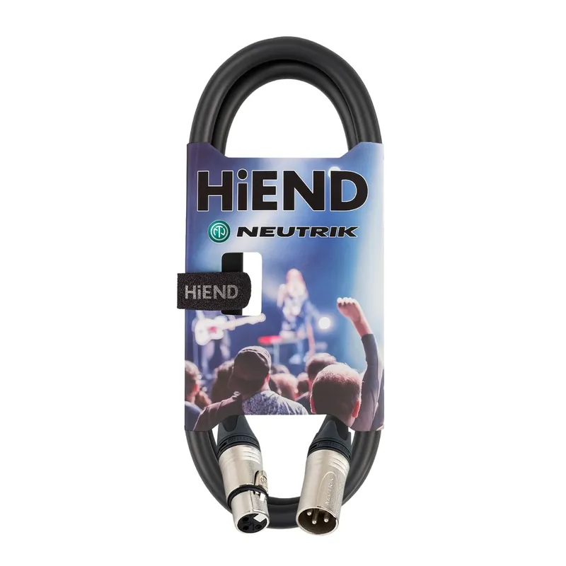 HiEnd with Neutrik xlr-till-xlr-kabel 1 meter