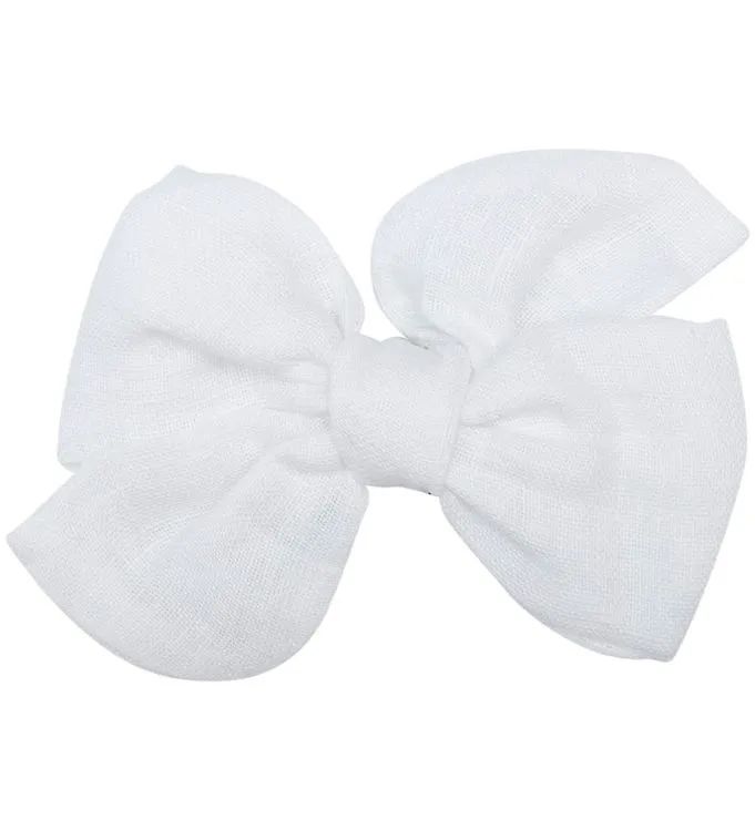 Little Wonders Hårspänne med. Rosett - Karla - 12 cm - White