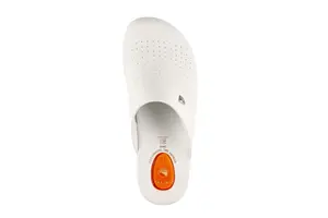 Vita herrtofflor med memory foam (#7262)