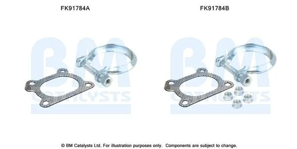 BM CATALYSTS FK91784 Monteringssats, katalysatorkonverter