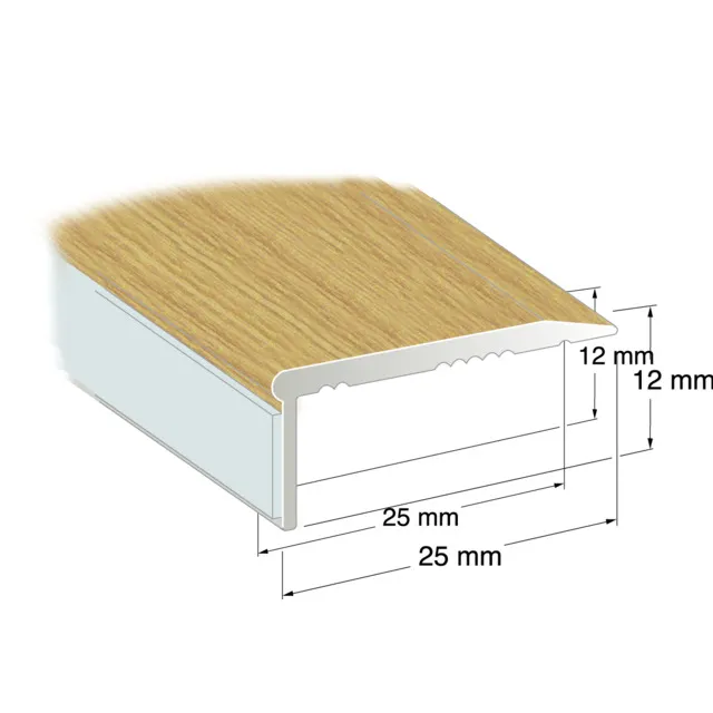 TRÖSKELLIST EK 25X12MM 200CM NR184 SJÄLVHÄFTANDE (12) | Beijerbygg Byggmaterial