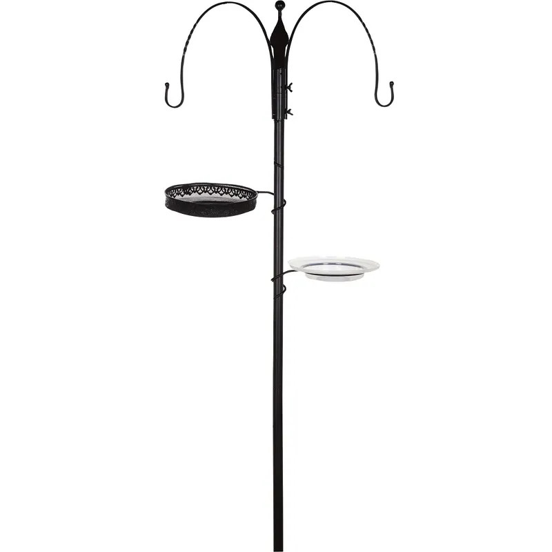 Fågelmatarstation Svart 247cm