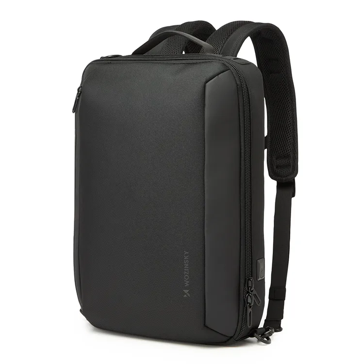 Wozinsky Premium 15.6” Laptop Backpack/Bag with Strap - Black