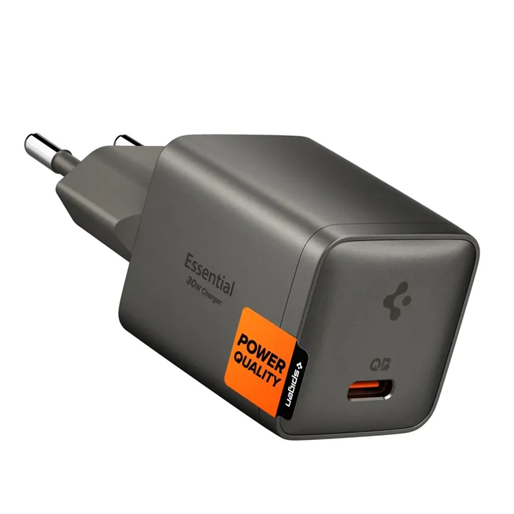 Spigen ArcStation Essential 30W USB-C Wall Charger - Gunmetal
