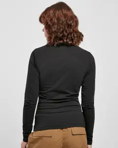 Urban Classics Dame Basis Turtleneck Svart
