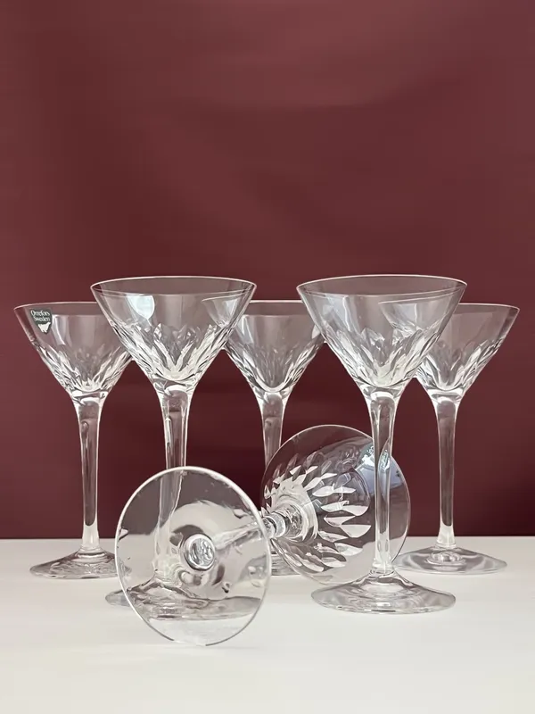 Orrefors – Prelude – 6 st Likör Glas Design Nils Landberg