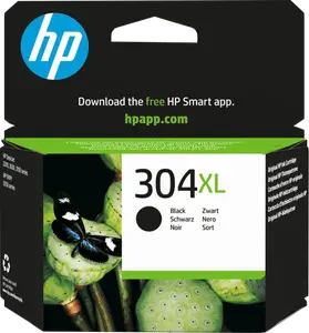 HP 304XL svart original bläckpatron