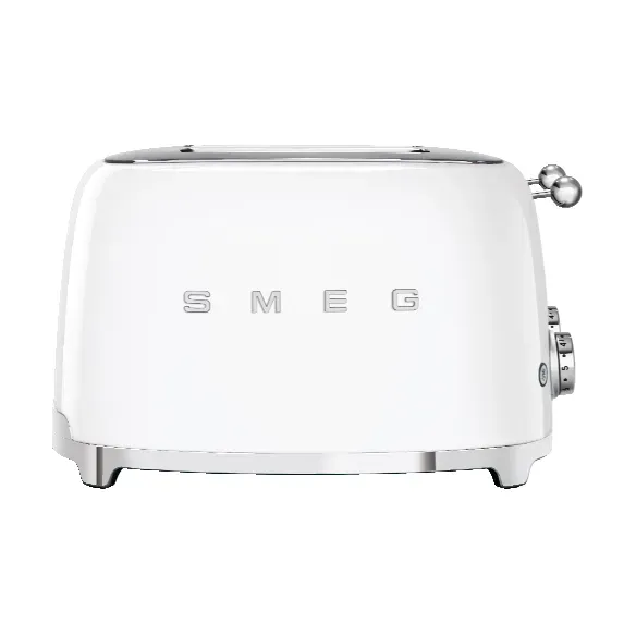 Brödrost Smeg Vit 4-skivors TSF03WHEU null