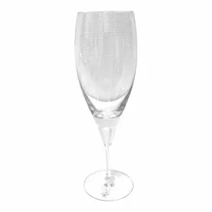Orrefors - intermezzo Satin - Röd Vinglas Design Erika Lagerbielke