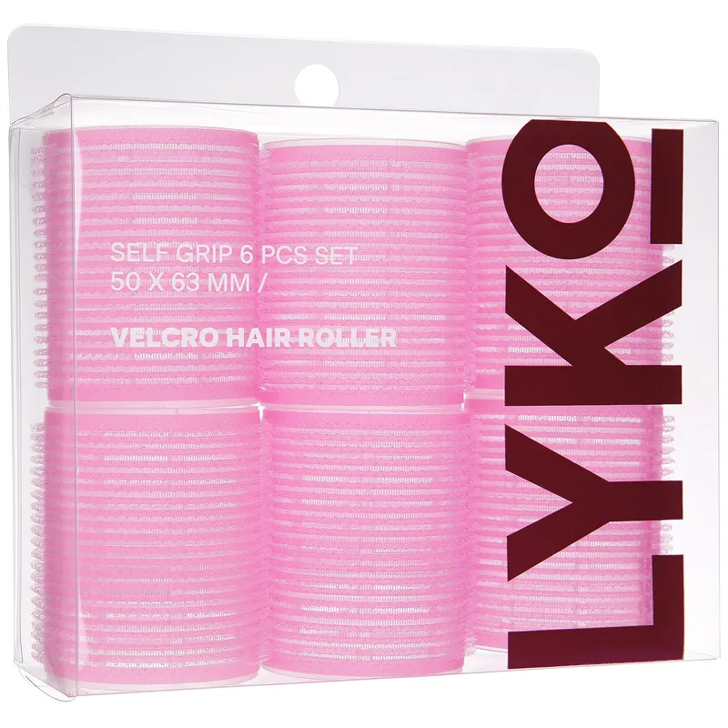 By Lyko Self Grip Hair Roller Pink 6 pcs 50 x 63 mm