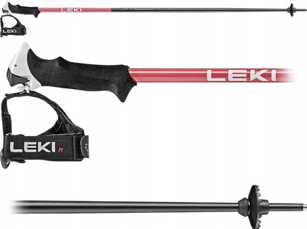Leki Stella S Black-Light Rose-White