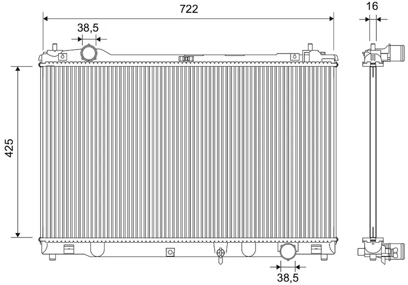 VALEO 701178 Kylare