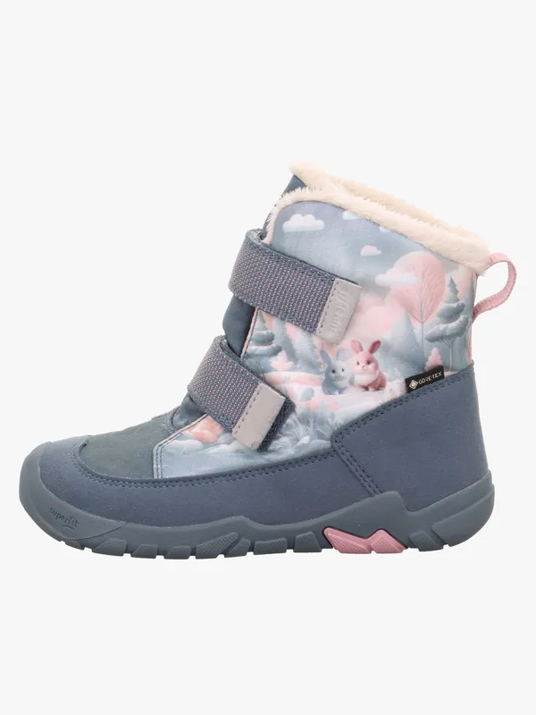 Superfit Trace Vinterkängor, Blue/Pink, 34