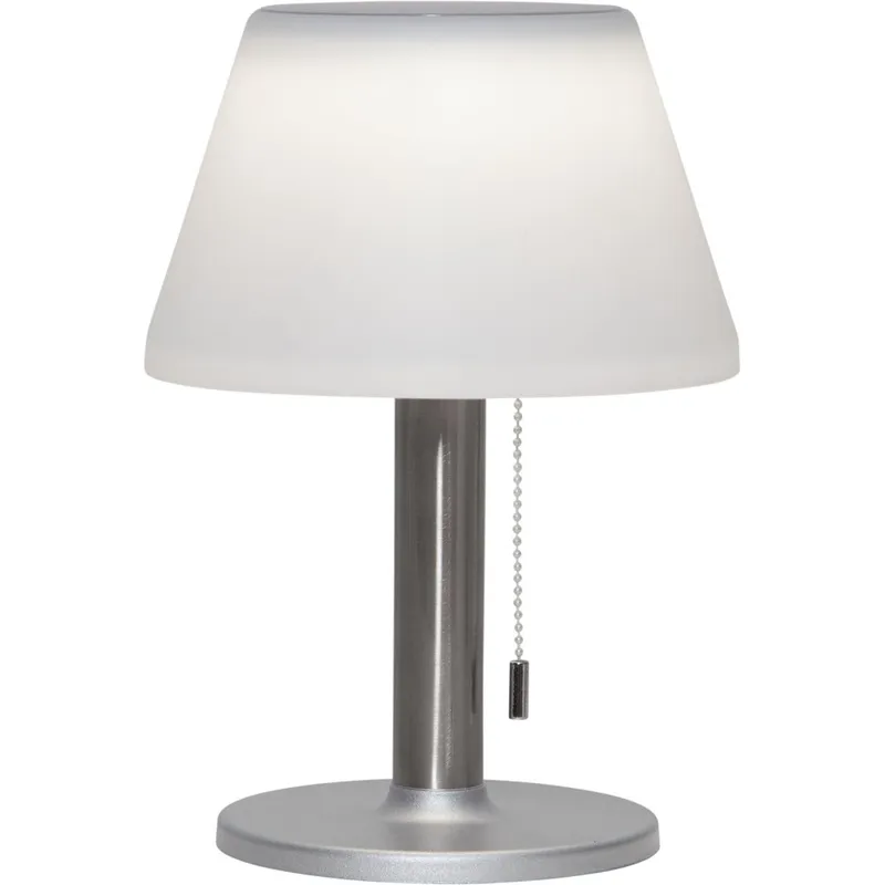 Star Trading Solcellslampa Solia Table Vit 28cm