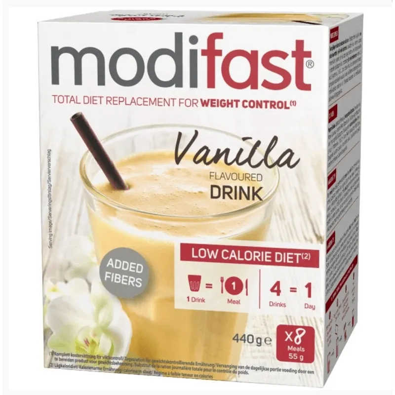 Modifast Low Calorie Diet Vanilla 8 x 55 g