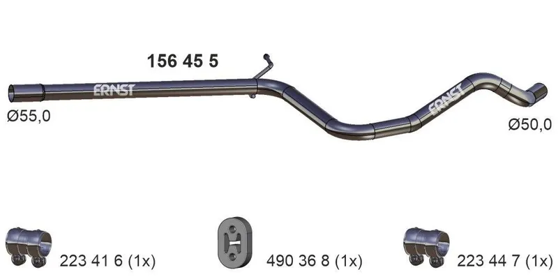 Avgasrör ERNST 156455