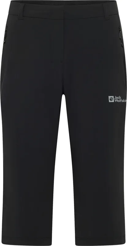 Jack Wolfskin Women’s Hikeout 3/4 Pants Black