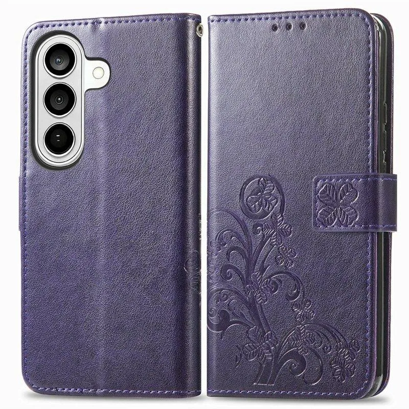 Plånboksfodral för Samsung Galaxy S26 Plus Konstläder – Lila (#0419)