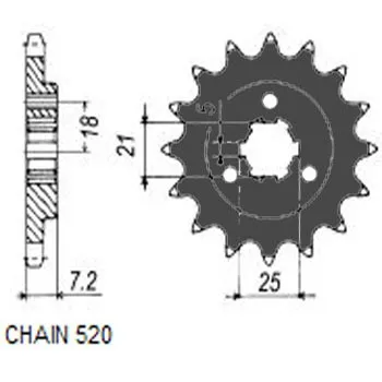 Framdrev SUNSTAR 335-16