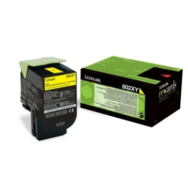 Lexmark 802XY Tonerkassett Gul