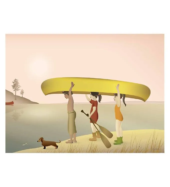 Vissevasse Affisch – 50×70 – Canoe