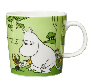 Arabia Mumin Mugg 30 cl Mumintrollet Gräsgrön
