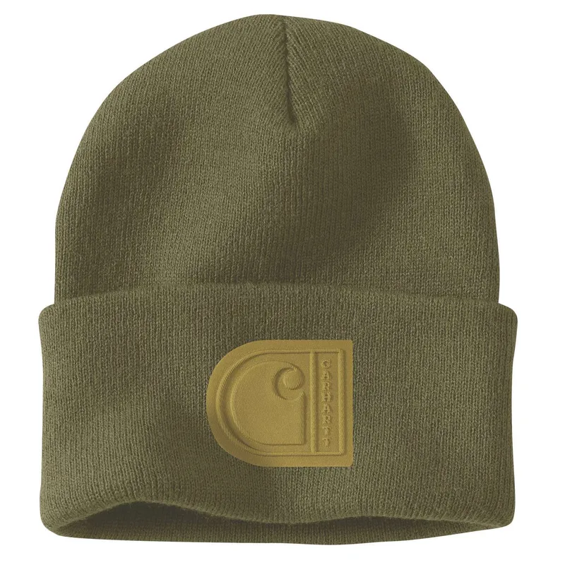 Carhartt Fleece Debossed Hat Mössa Grön