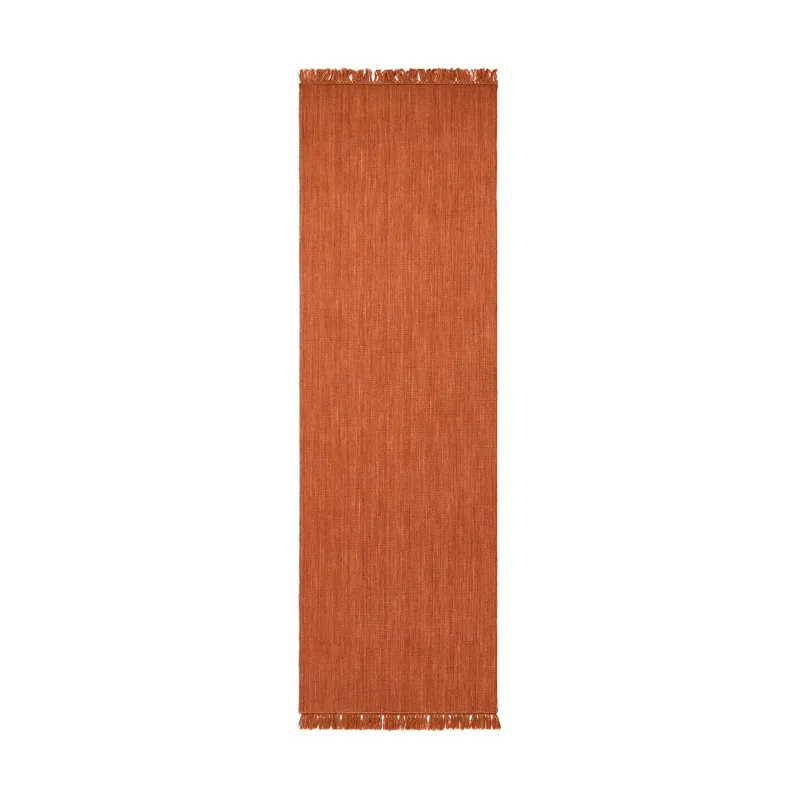 Chhatwal & Jonsson Nanda gångmatta Rust Melange, 80×250 cm