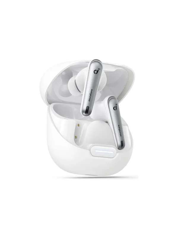 Soundcore Liberty 4 NC trådlösa hörlurar med brusreducering Clear White