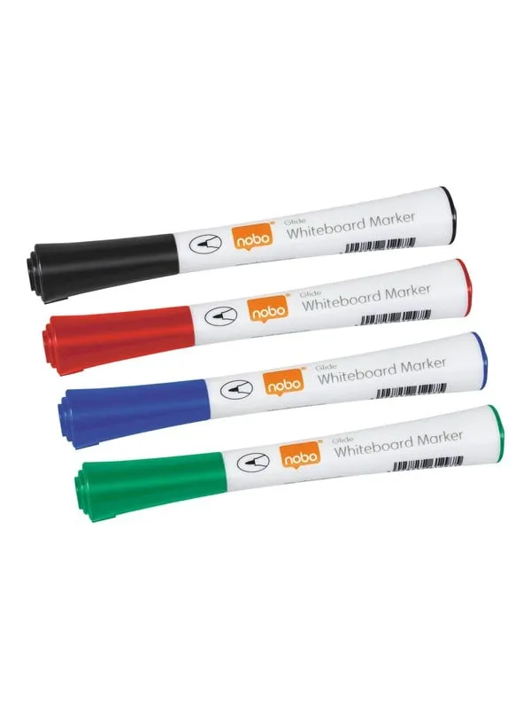 Nobo WB penna Glide Fine sorterad 4/fp