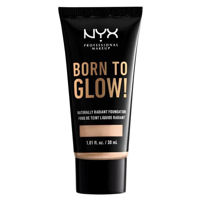 NYX Born To Glow Naturally Radiant Foundation 30ml – Light Ivory