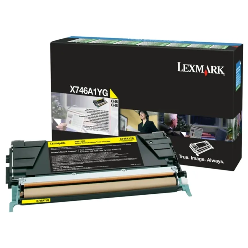 Lexmark X746A1YG- Yellow toner – Tonerkassett Yellow