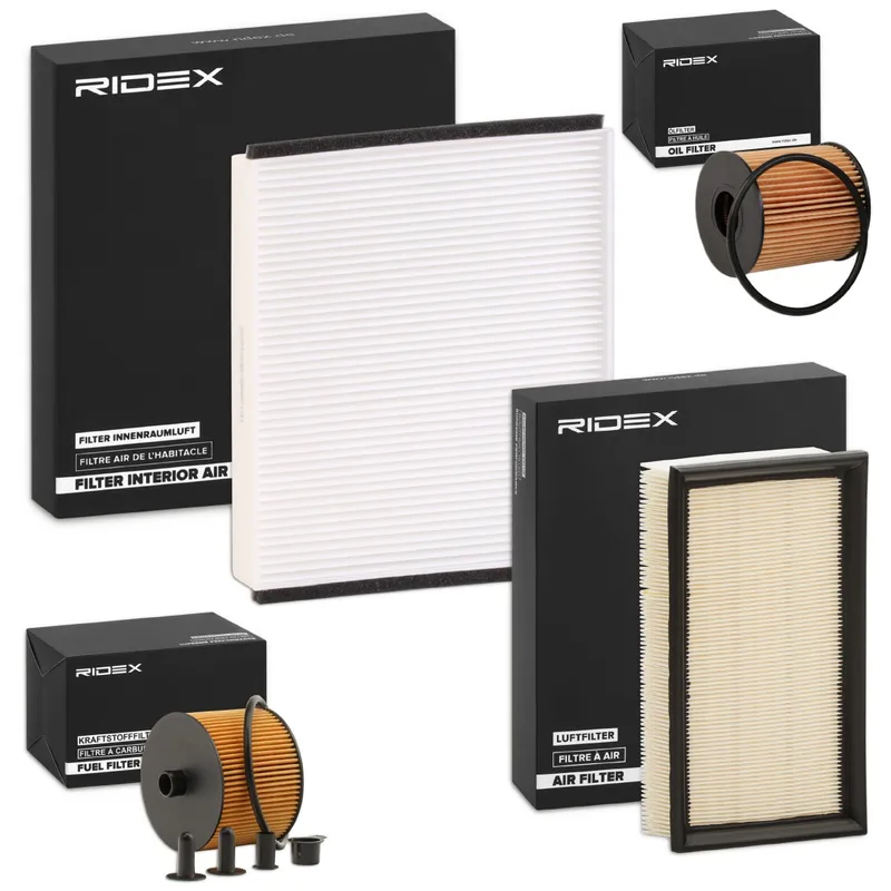 Filtersats RIDEX 4055F26529