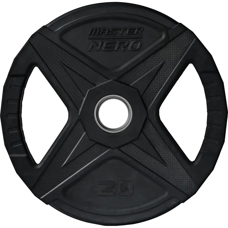 Master Fitness Nero Rubber Plate, Viktskivor gummerade (#5933)