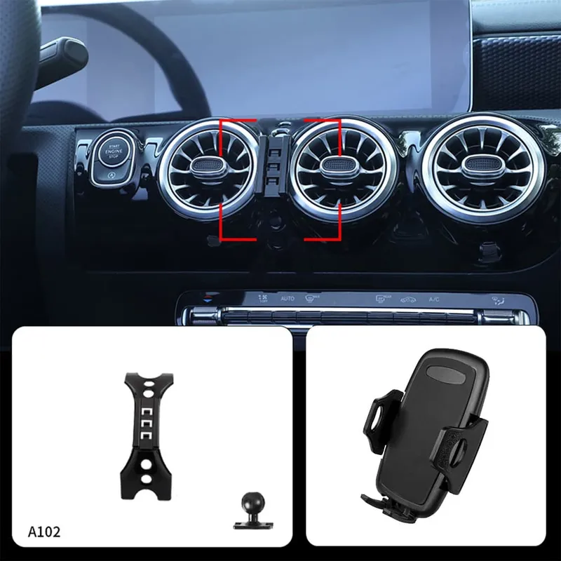 Mobilhållare Mercedes-Benz A-Klass 2019-2024 / AMG A35 2020-2024 / CLA 20-2024
