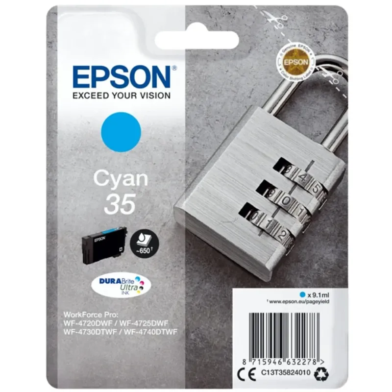Epson T3582 Epson 35 Bläckpatron Cyan