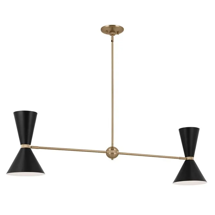 Elstead Lighting – Phix 130cm – Taklampa – Svart/brons